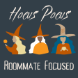 Hocus Pocus, Roommate Focused in text. Three witches, two holding crystal balls
