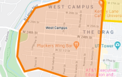 Map of West Campus