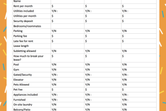 Apartment Search Guide