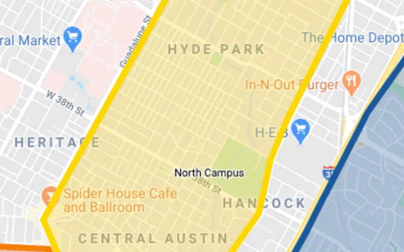 Map of North Campus